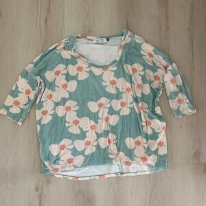Fighting Eel Floral Blouse